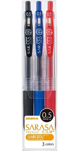 Bolígrafos Sarasa Set x3