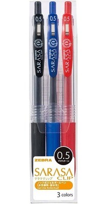 Bolígrafos Sarasa Set x3