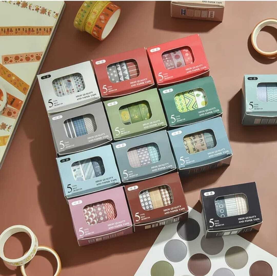 Washitape Basic Decoration Set