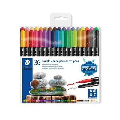 Rotulador doble punta permanente Est X36