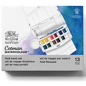 Acuarelas Cotman x12 pastillas