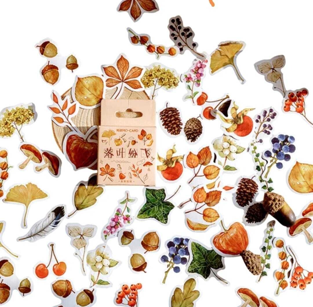 Sticker box Autumm Leaves