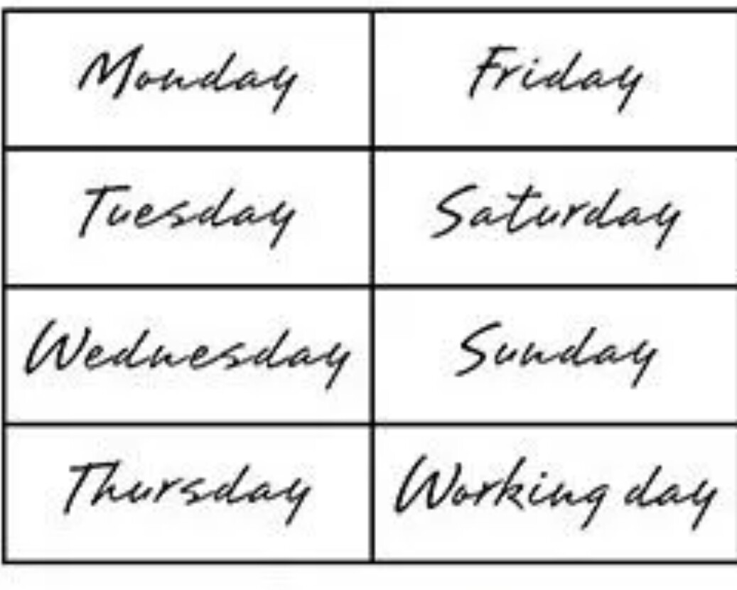 Sellos Month and Number Series, Diseño: Semana