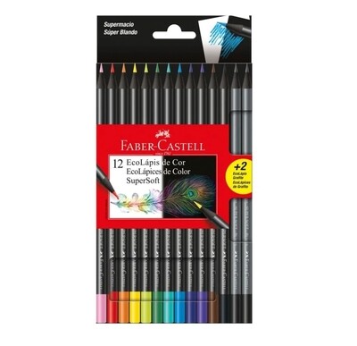 Colores Ecolápices SuperSoft Estx12