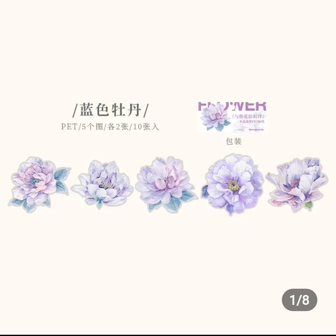 Sticker Flower Shadow, Diseño: A