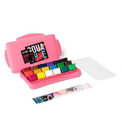 Himi Gouache x18 + set pincel