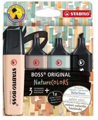 Resaltador Boss NatureColors estx4