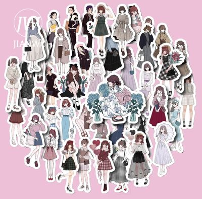 Sticker Kawaii Girl