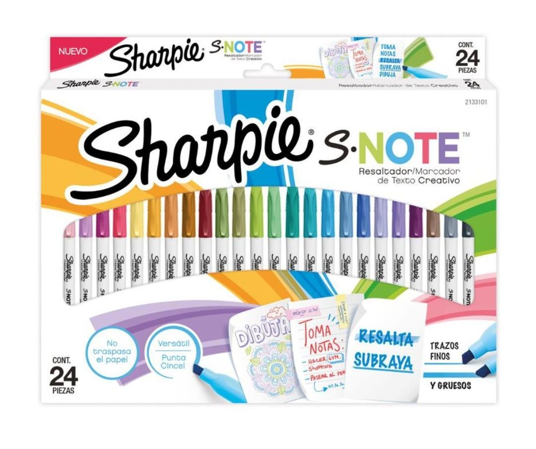Resaltadores Sharpie S Note Estx24