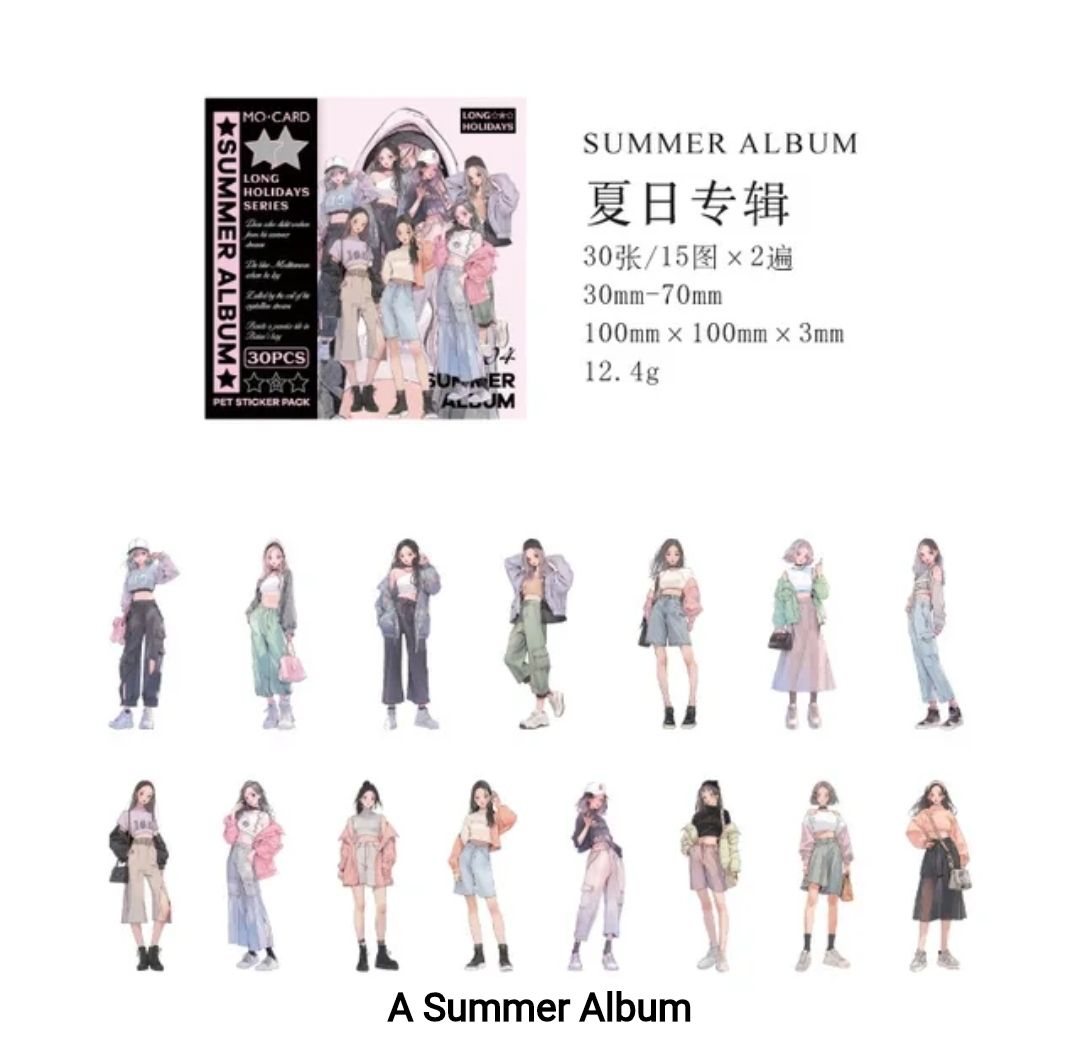 Sticker Long Holiday, Diseño: Summer Album