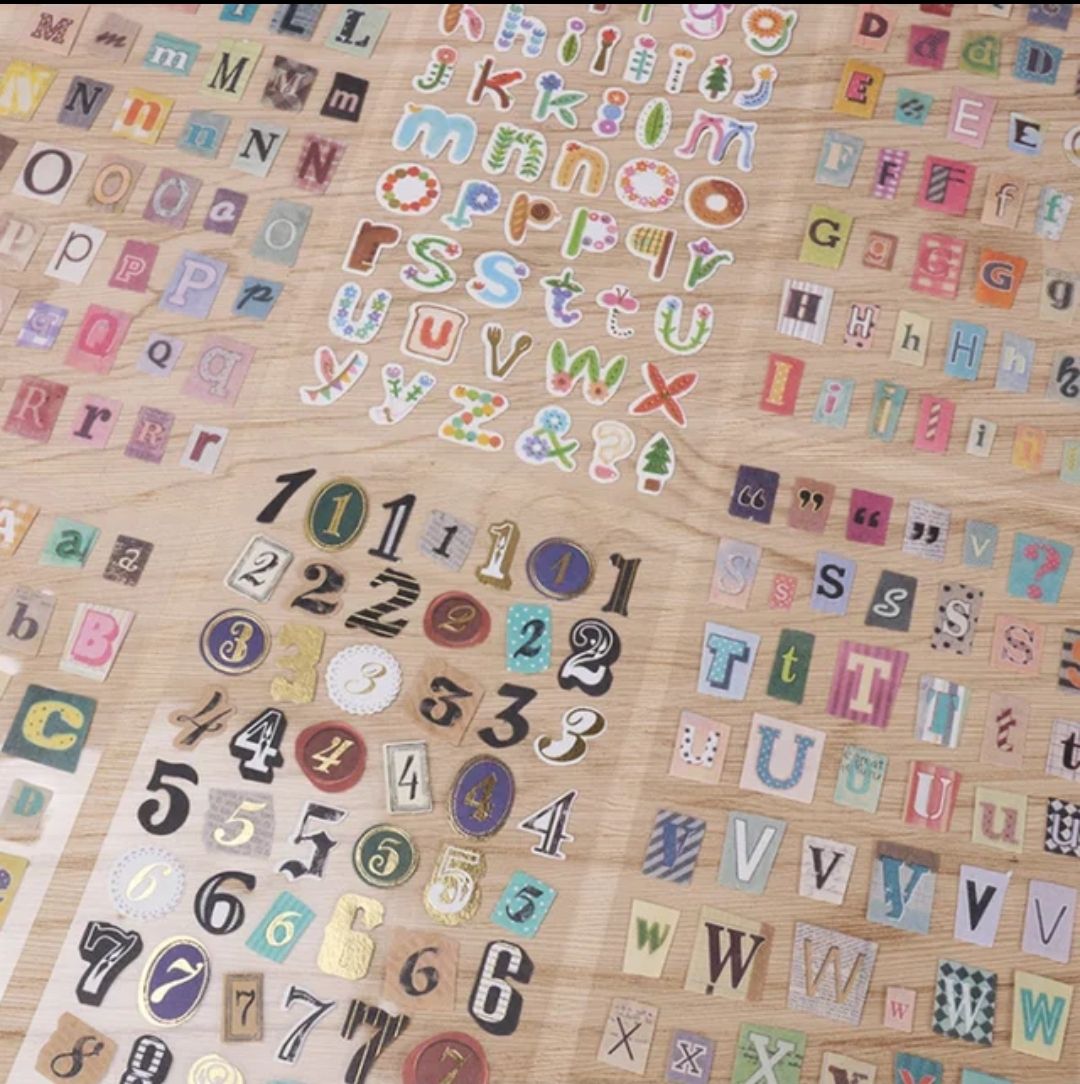Sticker Alphabet