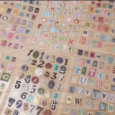 Sticker Alphabet