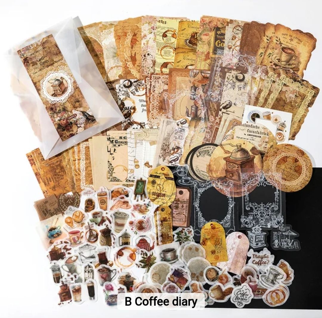 Sticker Pack Handwriting Series, Diseño: Coffee Diary