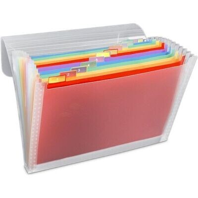 Archivador Acordeón Multicolor Artesco