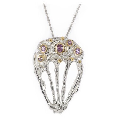 White Gold Stone Set Pendants