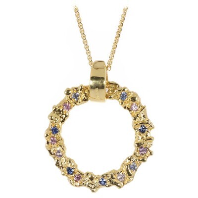 Yellow Gold Stone Set Pendants