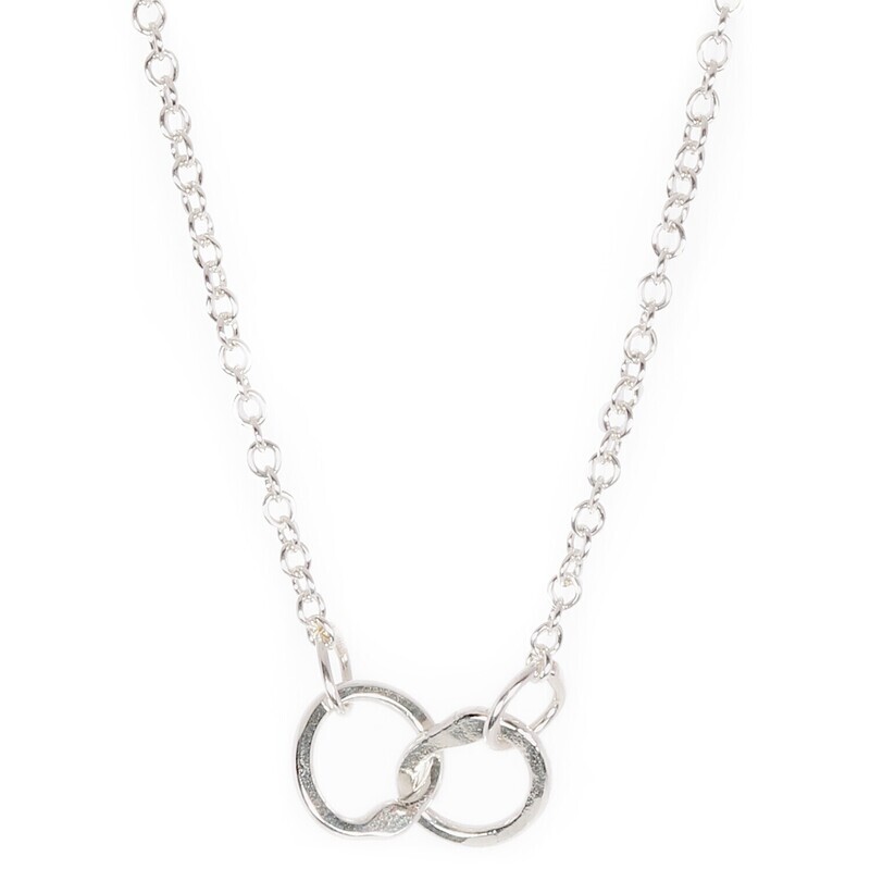 Silver 10mm Cyclone 2 Necklace