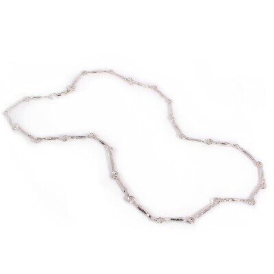 Silver 18" Hairpin Chain