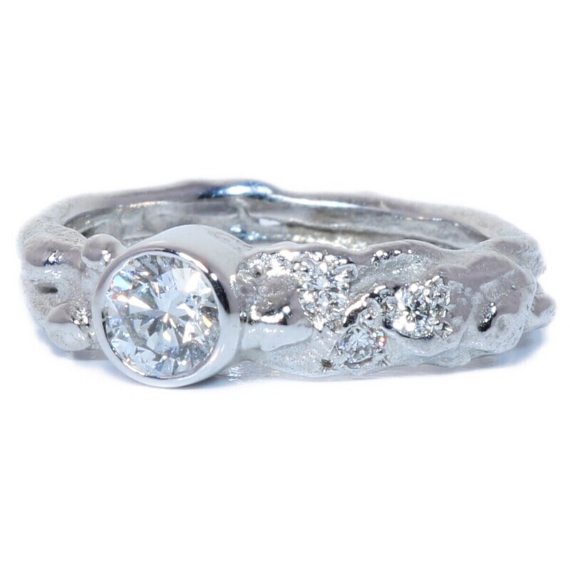 18ct White Gold Storm Diamond Ring