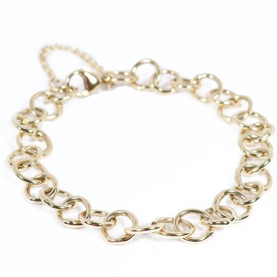 9ct Gold Original Jane Watling Fine Fused Bracelet