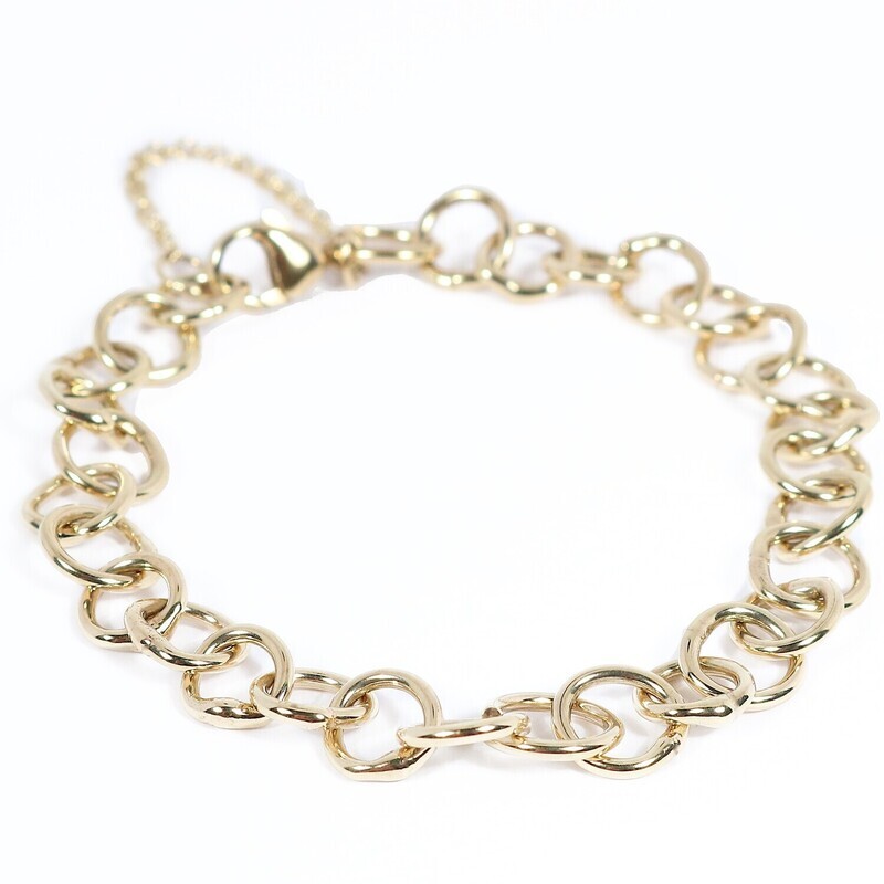 9ct Gold Original Jane Watling Fine Fused Bracelet