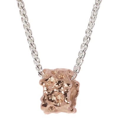 9ct Rose Gold Filigree Scrunchie Pendant