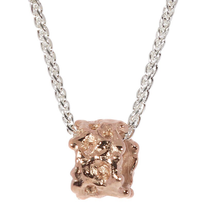 9ct Rose Gold Filigree Scrunchie Pendant