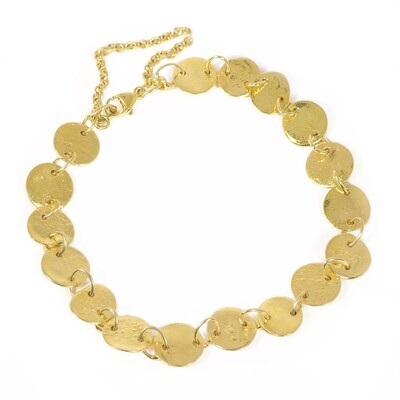 18ct Gold Discs Bracelet