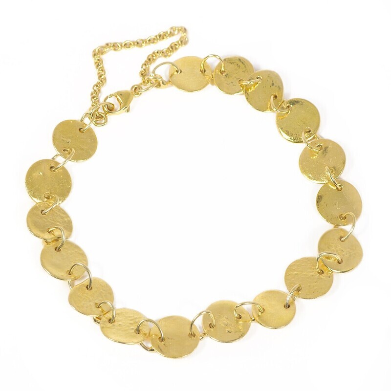 18ct Gold Discs Bracelet