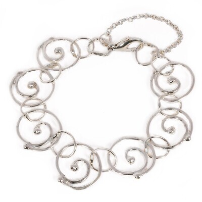 Silver Entranced Bracelet