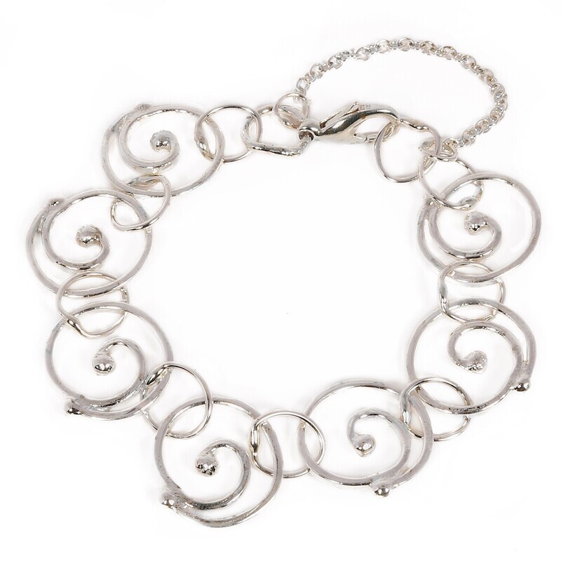 Silver Entranced Bracelet