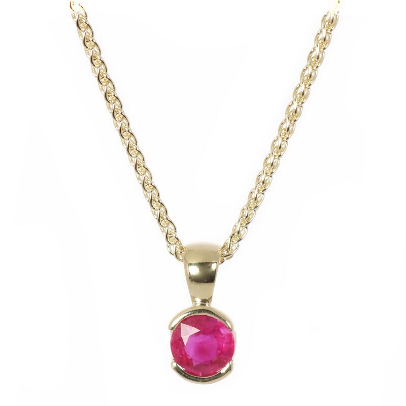18ct Gold Ruby Pucci Pendant