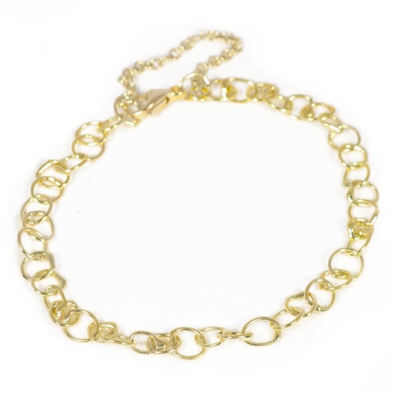 18ct Gold Original Jane Watling Extra Fine Fused Bracelet