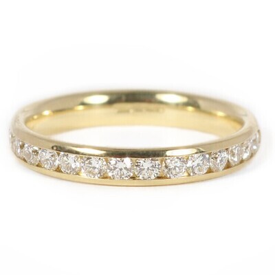 18ct Gold Diamond Half Eternity Ring