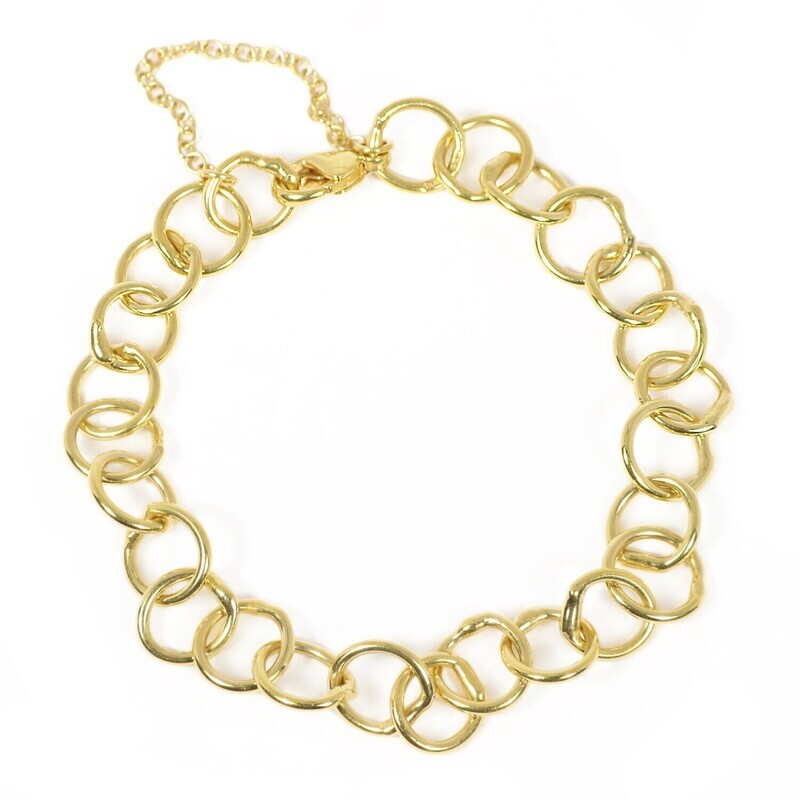 18ct Gold Original Jane Watling Fine Fused Bracelet