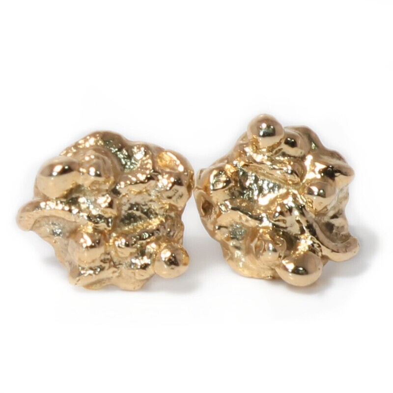 9ct Gold Filigree Stud Earrings