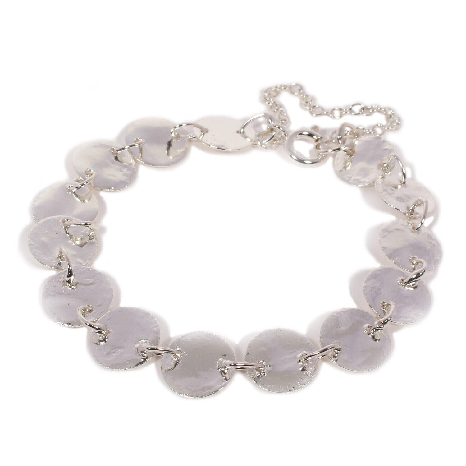 Silver Discs Bracelet