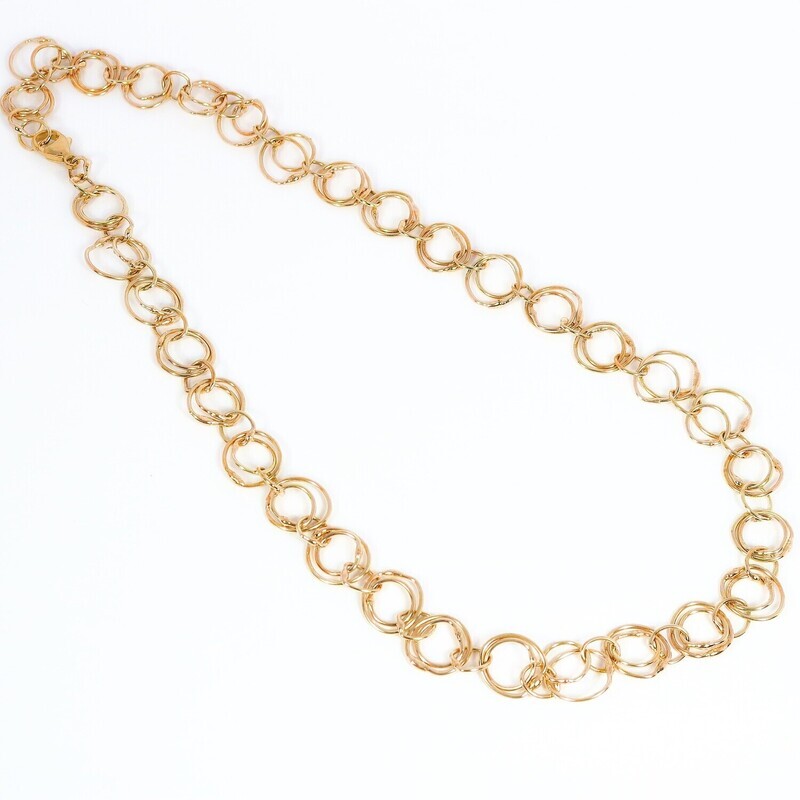 9ct Gold 18"  Double Link Chain