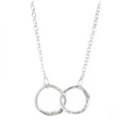 Silver 15mm Cyclone 2 Necklace