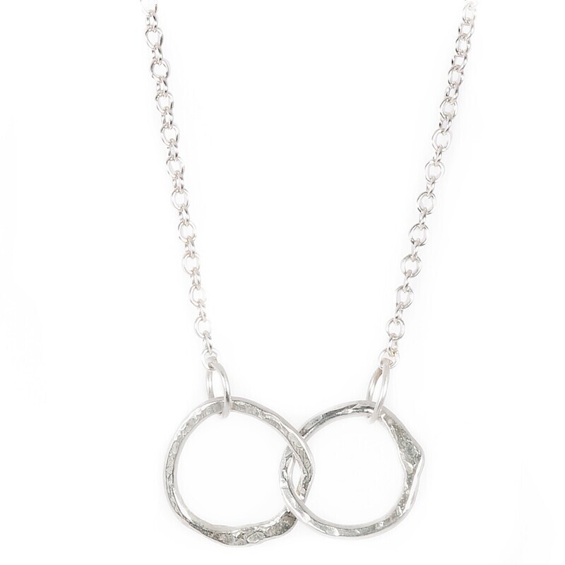 Silver 15mm Cyclone 2 Necklace