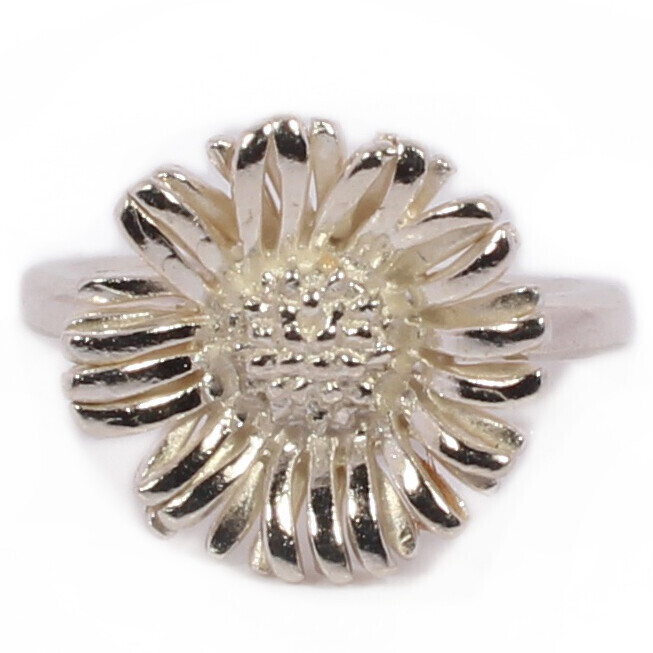 Silver Daisy Tutti Fruiti Ring