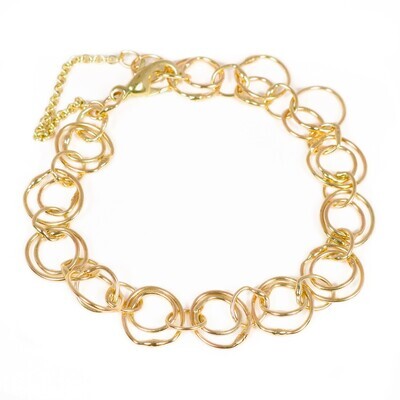 9ct Gold Double Link Bracelet