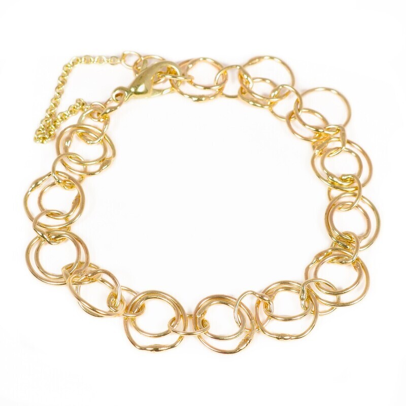 9ct Gold Double Link Bracelet