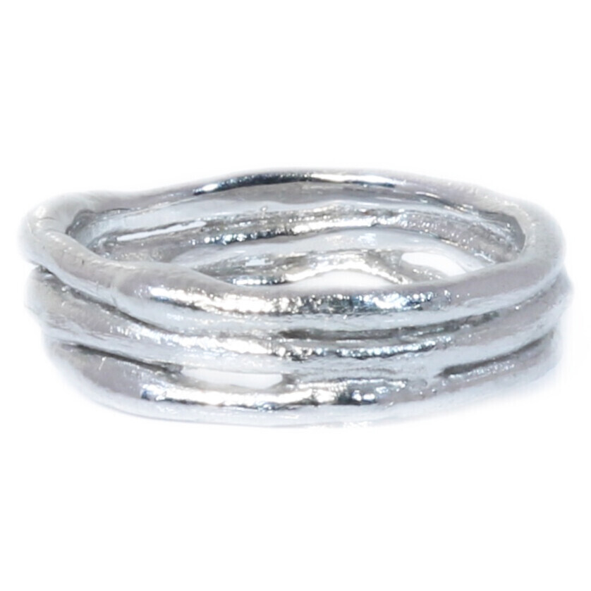 Platinum Cyclone 3 Ring