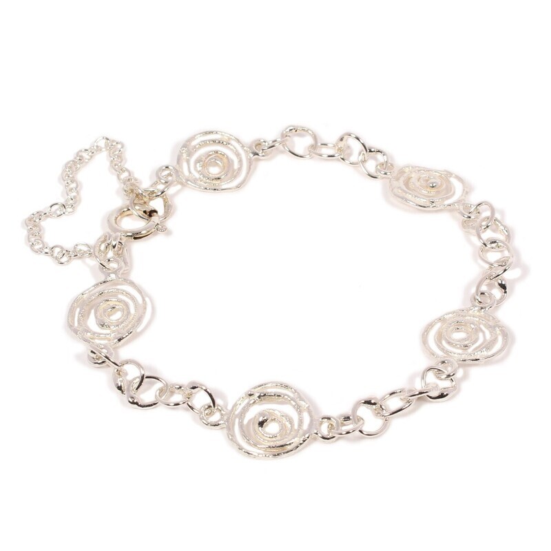 Silver Montana Swirl Bracelet