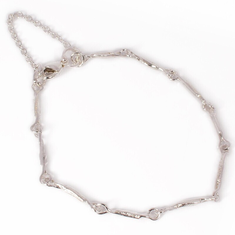 Silver Hairpin Bracelet