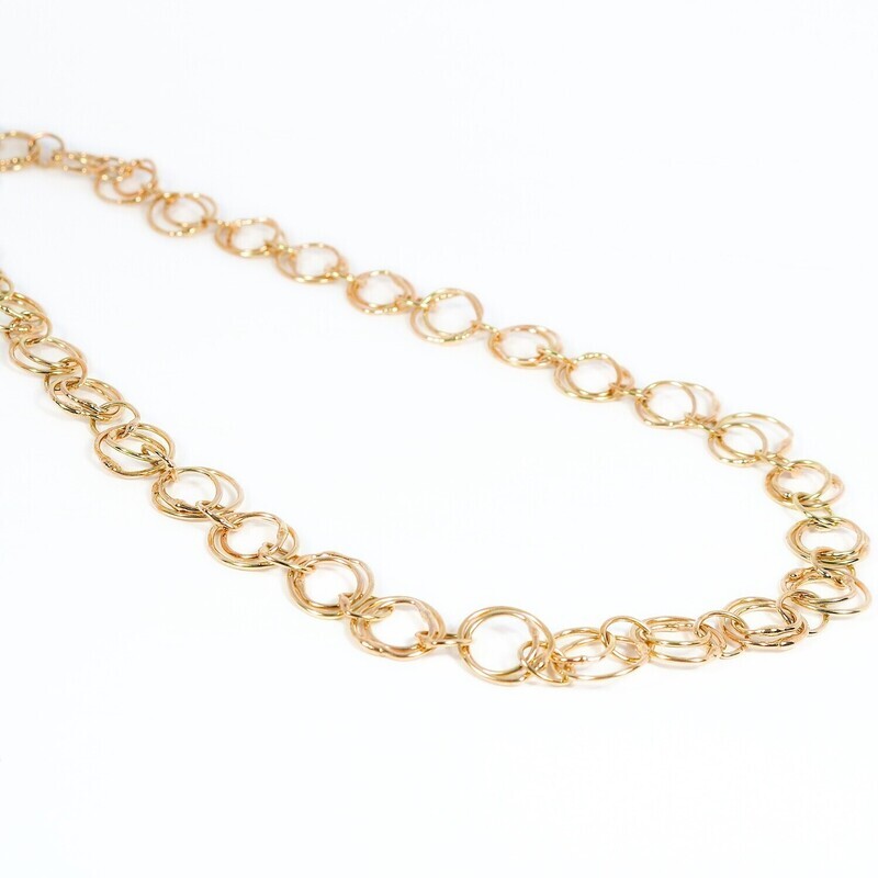 9ct Gold 18"  Double Link Chain