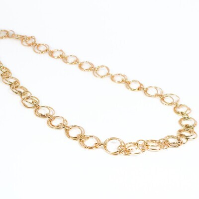 9ct Gold 18"  Double Link Chain