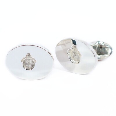 Silver Commemorative Jubilee Cufflinks