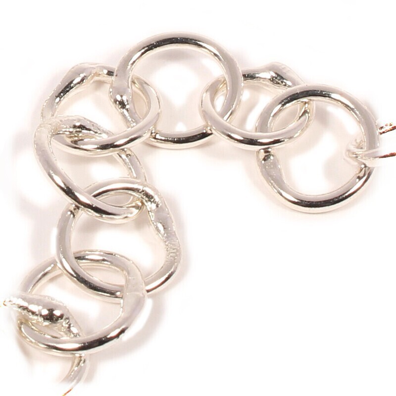 Silver Original Jane Watling Fine Fused Chain 32"